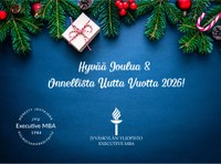 Hyvää Joulua ja Onnea Uudelle Vuodelle!