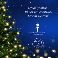 Hyvää Joulua! Onnea ja Menestystä Uuteen Vuoteen!