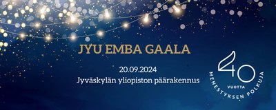 JYU EMBA Gaala: 40 vuotta Menestyksen polkuja