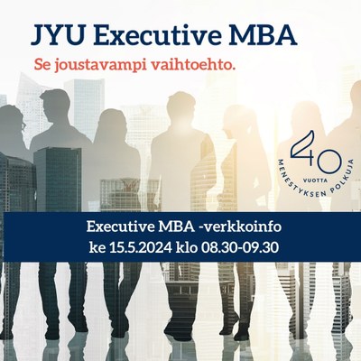 Executive MBA verkkoinfot. Tule kuulolle!