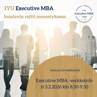 Executive MBA verkkoinfot. Tule kuulolle!